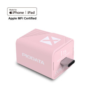 iXflash Cubo Auto Backup USB Tipo C Cherry pink